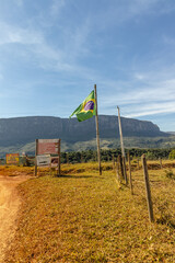 national landscape in Serra da Canastra, Minas Gerais State, Brazil