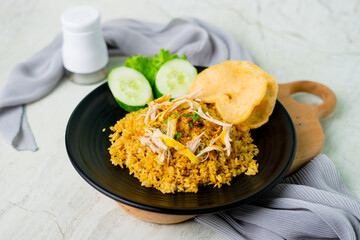 Special Fried Rice or Indonesian Nasi Goreng Spesial with any mix vegetanles Egg and chicken slice.
