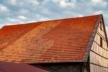 Ziegeldach am Altbau