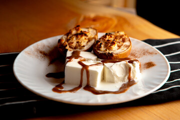 chocolate cake on a plate