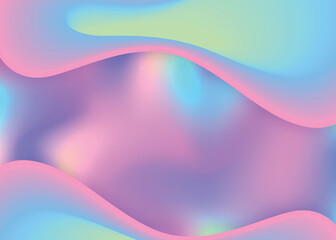 Fluid shape background with liquid dynamic elements.