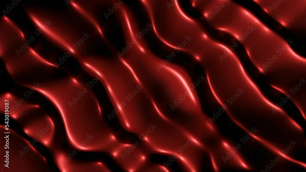Poster abstract fluctuating liquid surface. design. springing waving texture of bending lines.