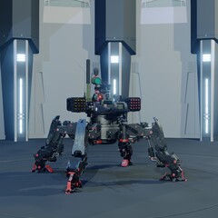 Spider tank Robot 15 , mech design