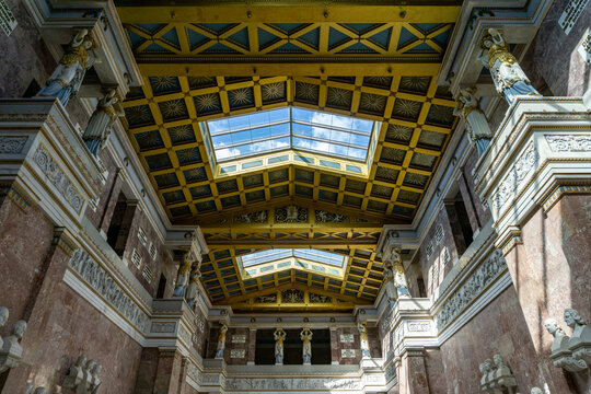 Ausflugsziel N&auml;he Regensburg, Bayern: Gedenkst&auml;tte Walhalla bei Donaustauf &uuml;ber der Donau