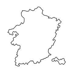 Limburg Province map, Provinces of Belgium. Vector illustration.
