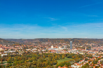 Kleine Herbstwanderung durch die Landschaft von Jena - Thüringen - Deutschland