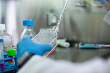 cell culture, medicine and biology laboratory