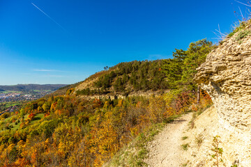 Kleine Herbstwanderung durch die Landschaft von Jena - Thüringen - Deutschland