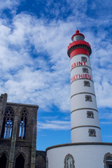 pointe de Saint-Mathieu, phare et abbaye