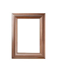 wooden frame isolated