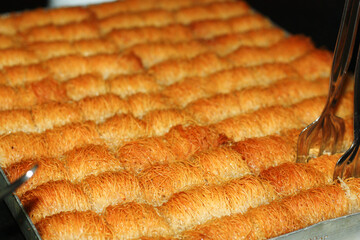 Kadayif, Turkish dessert burma kadayif in the box