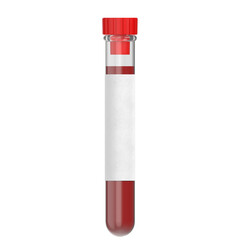 3d rendering illustration of a test tube