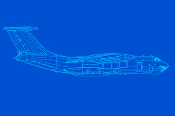 Avión de transporte cuatrimotor il-76