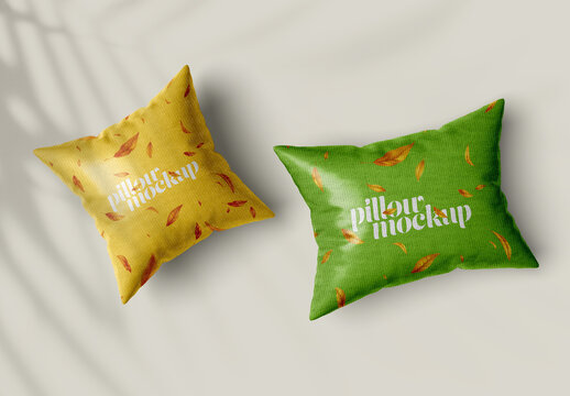 Pillow Mockup Design with Editable Background