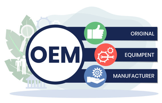 OEM Original Equipment Manufacturer, acronym concept