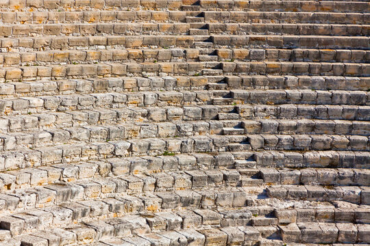 Ancient Greco-Roman theater in Kourion, Cyprus