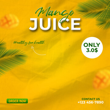 Social Media Post For Juice