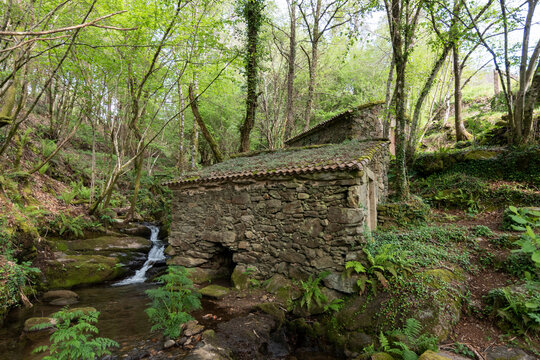 Molinos de Chenlo, en O Porriño (Galicia, España)