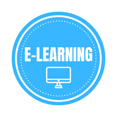 E-learning symbol icon