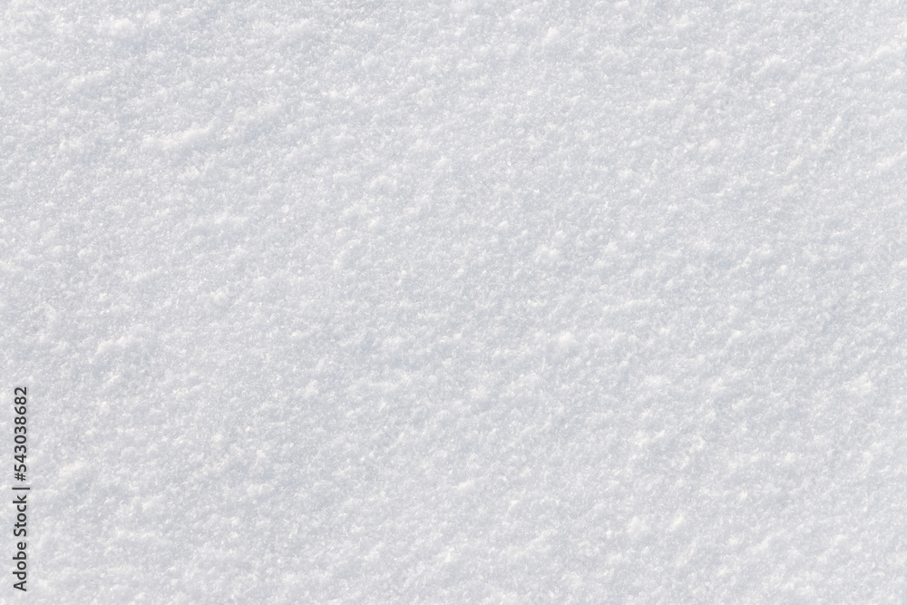 Poster snow texture. white surface of snow with clearly defined texture