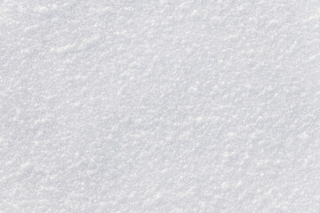 Snow texture. White surface of snow with clearly defined texture