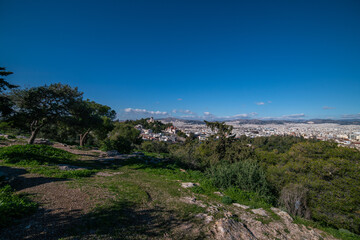 Fototapeta na wymiar Panoramic view of Athens,