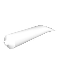 3d rendering illustration of a toothpaste container