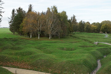 WW1 Battlefield, Beaumont-Hamel, Peronne, Somme, Hauts-de-France, France