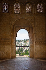 Views of the Albaicín from inside the Alhambra
