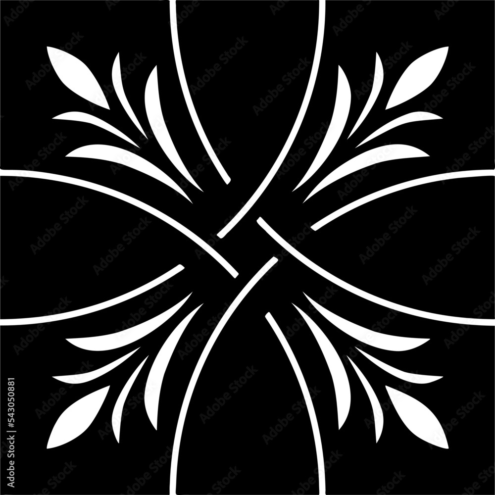 Poster repeating tile and fabric pattern design. broken plaster grunge damask effect. distressed overlay te