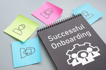 Successful onboarding is shown using the text