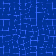 Minimalist bright mosaic seamless pattern