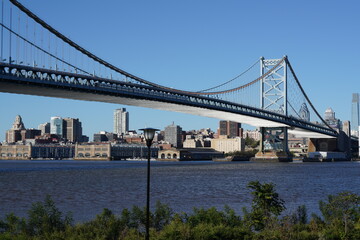 ben franklin bridge, philadelphia