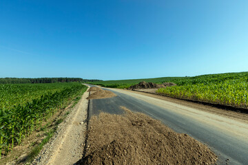 Construction and repair of a new highway in rural areas