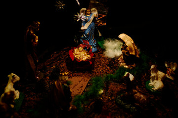 Jesus in the menger - Jesus in the Crib - Jesus Birth -Christmas
