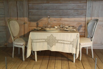 Mesa y sillas