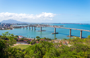 Fototapeta premium terceira ponte Vila Velha, Vitória, Espirito Santo, Brasil
