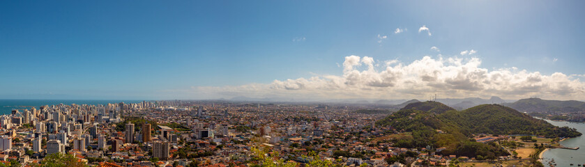 Fototapeta na wymiar panorama de Vila Velha, Vitória, Espirito Santo, Brasil