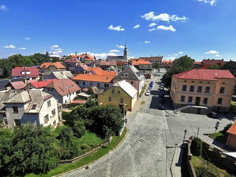 View of the town of Pribram