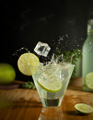 Lemonade cocktail drink photography