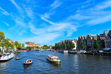 Die Amstel in Amsterdam 