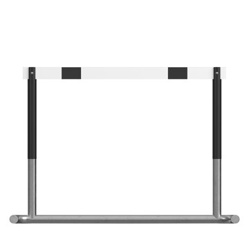 3d rendering illustration of a track hurdle