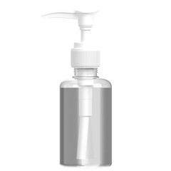 3d rendering illustration of a travel soap dispenser