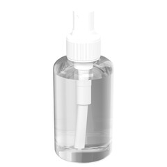 3d rendering illustration of a travel spray bottle