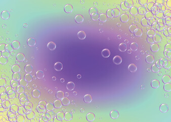 Soap foam. Detergent bath bubble and suds for bathtub. Shampoo.