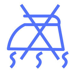 instruction steam washing line icon