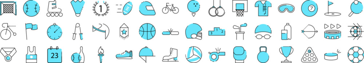 Sport icons collection vector illustration design