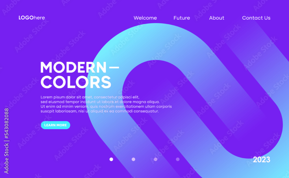 Poster abstract modern geometric shape design template for a landing page or business presentation. vector,