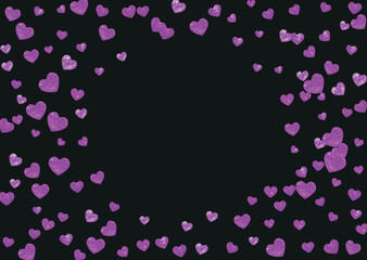 San Valentin Day Offer. Romantic Voucher For Party. Luxury Frame. Rose Retro Illustration. Greeting Wallpaper For Woman. Red Holiday Concept. Pink San Valentin Day Offer.