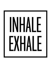 inhale exhale yoga Zitat 